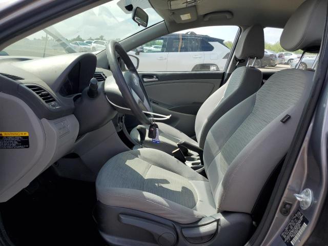 KMHCT4AE0FU801806 - 2015 HYUNDAI ACCENT GLS 灰色 照片 7
