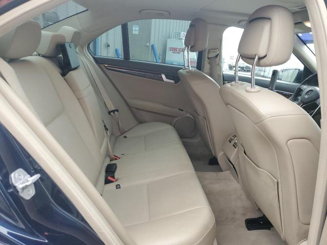 WDDGF8BB1CA596802 - 2012 MERCEDES-BENZ C 300 4MATIC BLUE photo 10