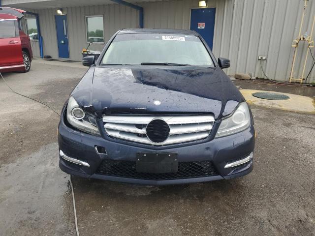 WDDGF8BB1CA596802 - 2012 MERCEDES-BENZ C 300 4MATIC BLUE photo 5