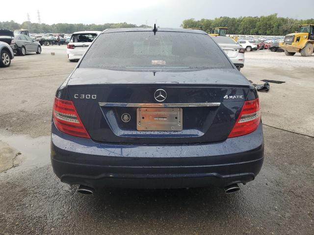 WDDGF8BB1CA596802 - 2012 MERCEDES-BENZ C 300 4MATIC BLUE photo 6