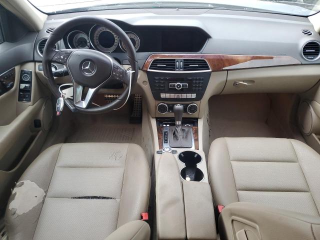 WDDGF8BB1CA596802 - 2012 MERCEDES-BENZ C 300 4MATIC BLUE photo 8