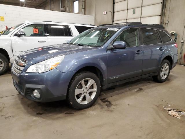 4S4BRCCC3D3266375 - 2013 SUBARU OUTBACK 2.5I PREMIUM BLUE photo 1