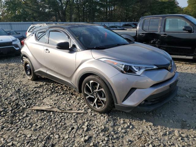 JTNKHMBX7K1019396 - 2019 TOYOTA C-HR XLE Srebrny zdjęcie 4