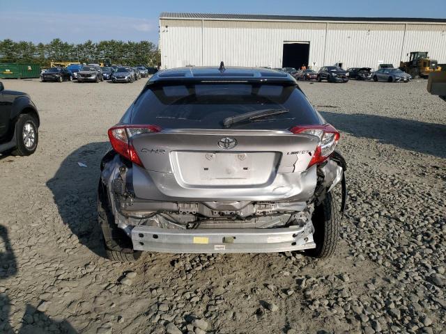 JTNKHMBX7K1019396 - 2019 TOYOTA C-HR XLE Srebrny zdjęcie 6