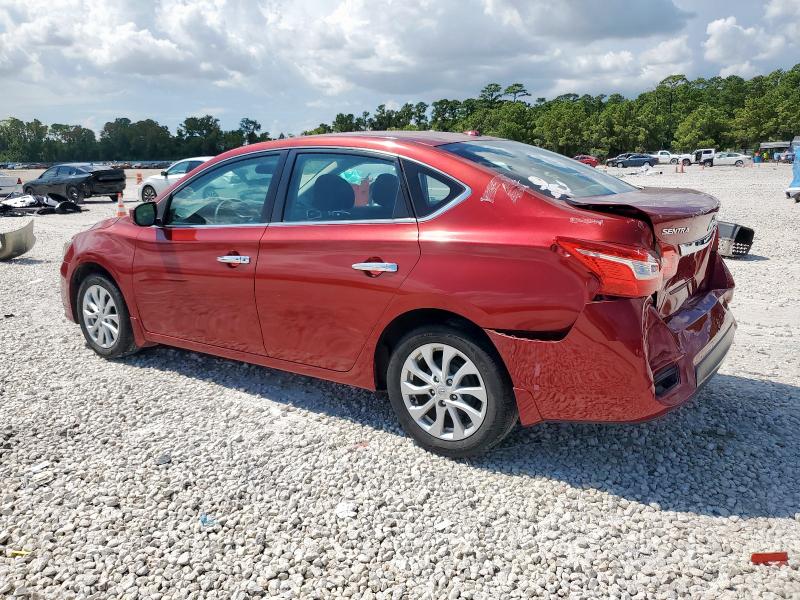 3N1AB7AP4KY298342 - 2019 NISSAN SENTRA S Қызыл фото 2