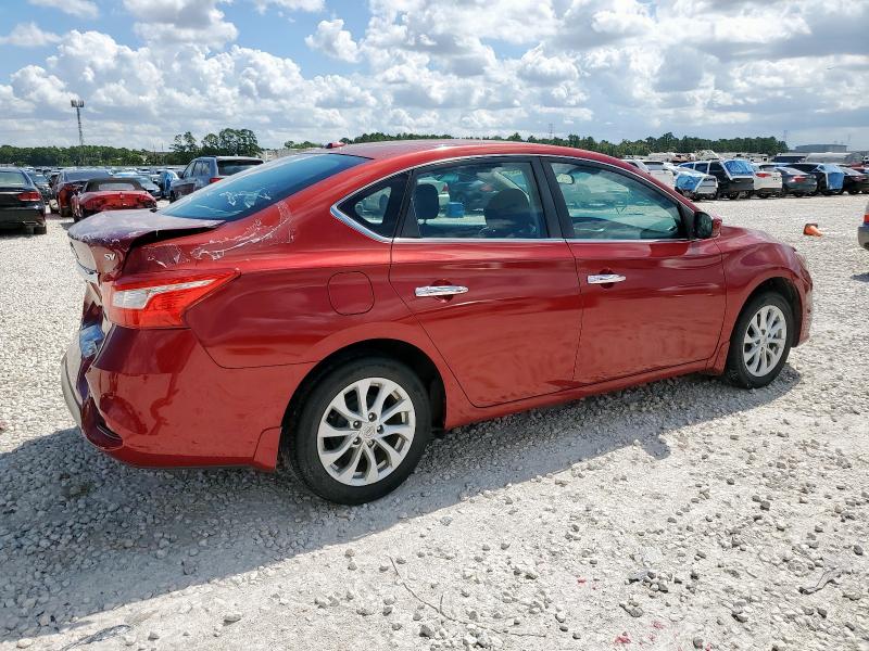 3N1AB7AP4KY298342 - 2019 NISSAN SENTRA S Қызыл фото 3