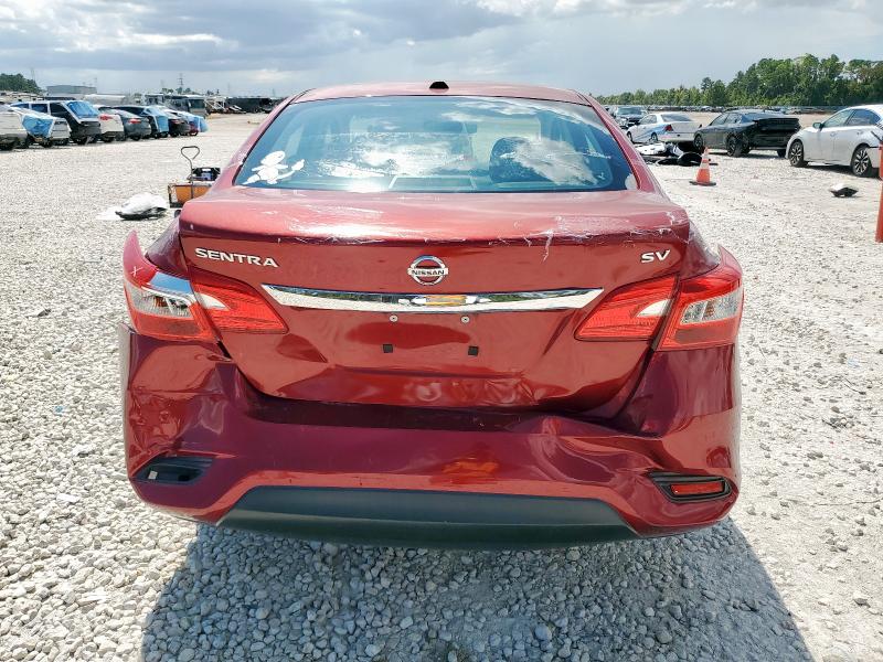 3N1AB7AP4KY298342 - 2019 NISSAN SENTRA S Қызыл фото 6