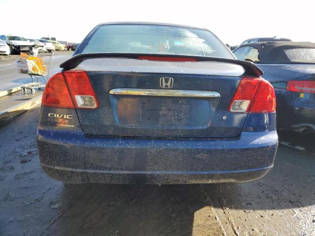 2HGES16413H934573 - 2003 HONDA CIVIC DX BLUE photo 6