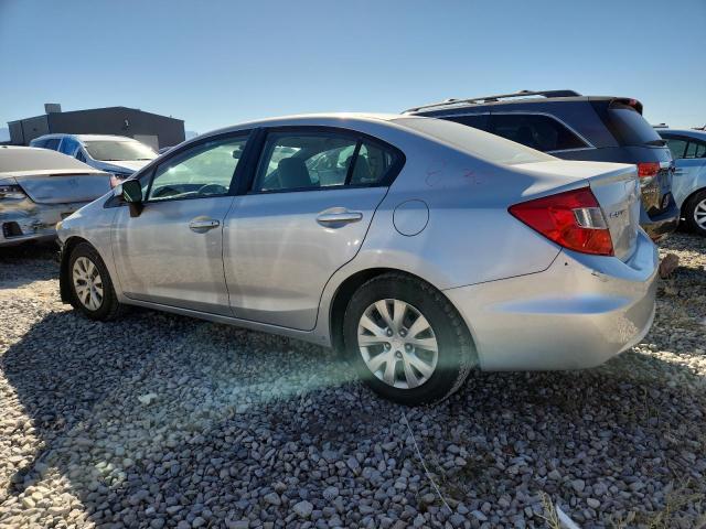 2HGFB2F50CH590236 - 2012 HONDA CIVIC LX SILVER photo 2