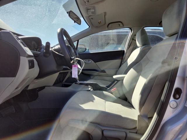 2HGFB2F50CH590236 - 2012 HONDA CIVIC LX SILVER photo 7