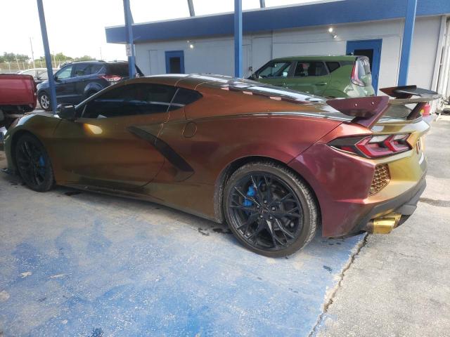 1G1YA2D4XP5110682 - 2023 CHEVROLET CORVETTE STINGRAY 1LT ORANGE photo 2