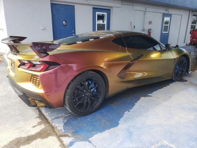1G1YA2D4XP5110682 - 2023 CHEVROLET CORVETTE STINGRAY 1LT ORANGE photo 3