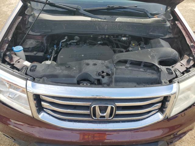 5FNYF4H66DB006197 - 2013 HONDA PILOT EXL Kastanienbraun Foto 12