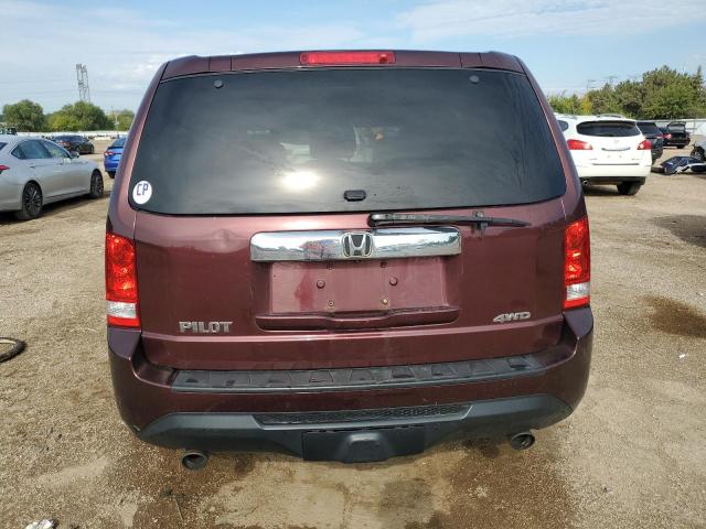 5FNYF4H66DB006197 - 2013 HONDA PILOT EXL Kastanienbraun Foto 6
