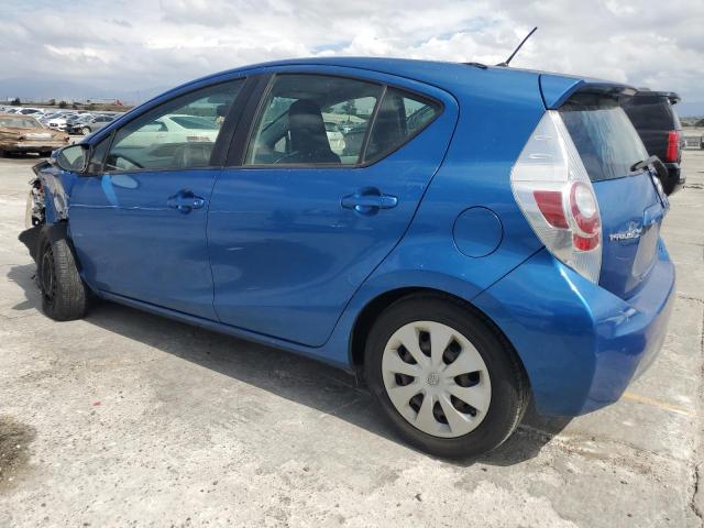 JTDKDTB39D1557074 - 2013 TOYOTA PRIUS C BLUE photo 2