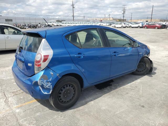 JTDKDTB39D1557074 - 2013 TOYOTA PRIUS C BLUE photo 3