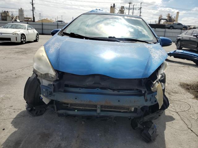JTDKDTB39D1557074 - 2013 TOYOTA PRIUS C BLUE photo 5