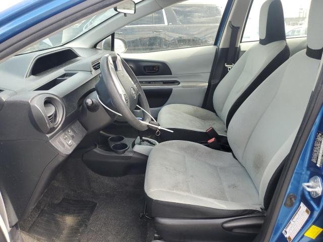 JTDKDTB39D1557074 - 2013 TOYOTA PRIUS C BLUE photo 7