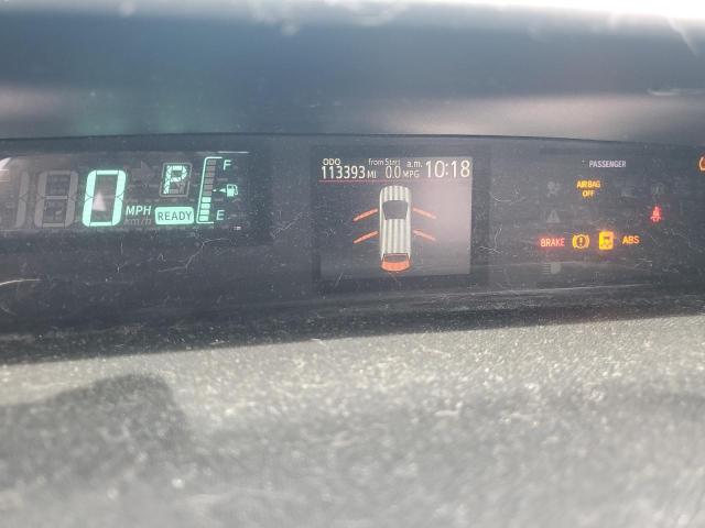 JTDKDTB39D1557074 - 2013 TOYOTA PRIUS C BLUE photo 9