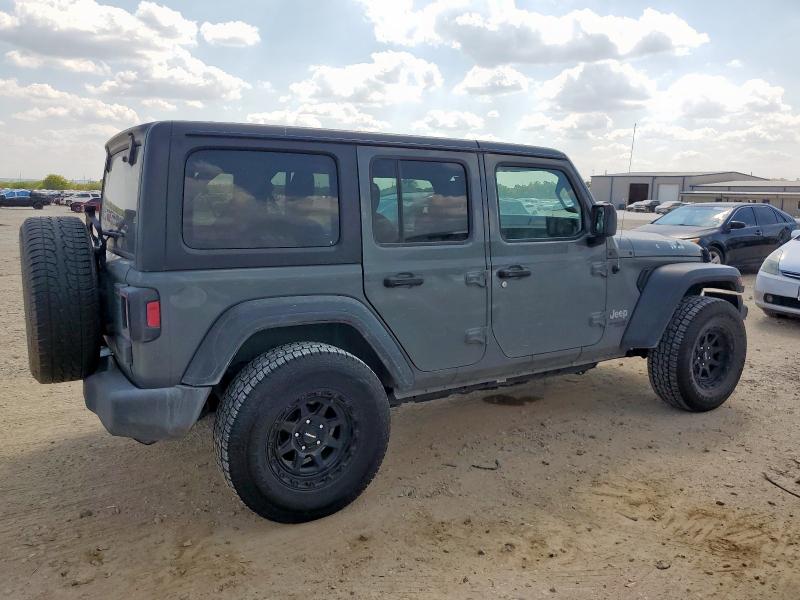 1C4HJXDN0MW625807 - 2021 JEEP WRANGLER U SPORT Сұр фото 3