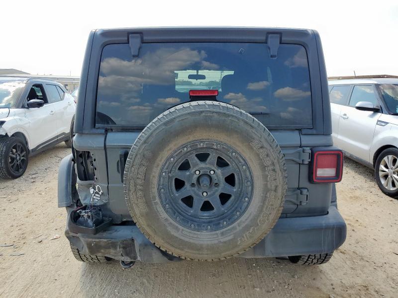 1C4HJXDN0MW625807 - 2021 JEEP WRANGLER U SPORT Сұр фото 6