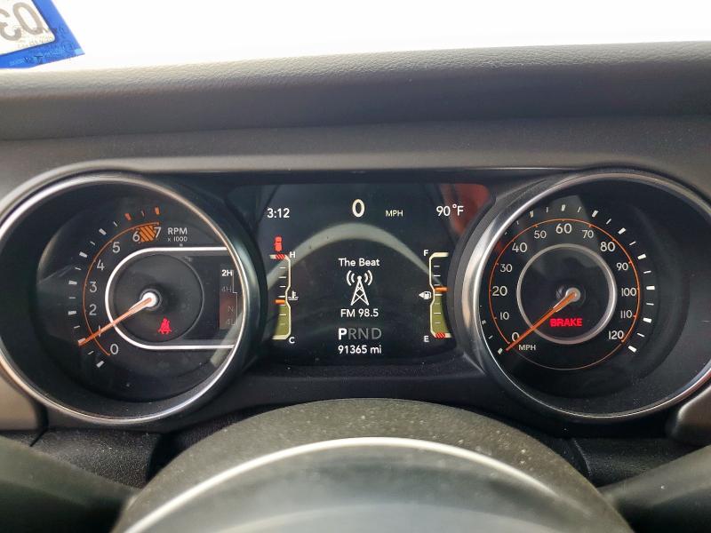 1C4HJXDN0MW625807 - 2021 JEEP WRANGLER U SPORT Сұр фото 9