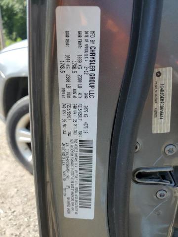 1C4NJDEB2CD616414 - 2012 JEEP COMPASS LATITUDE GRAY photo 13