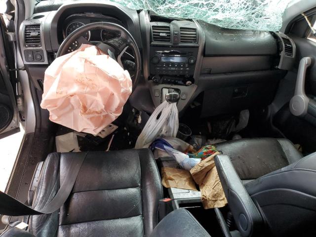JHLRE38767C077303 - 2007 HONDA CR-V EXL SILVER photo 8