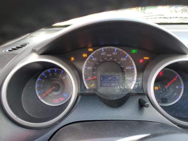 JHMGE8H50BC012714 - 2011 HONDA FIT SPORT Siyah fotoğraf 9