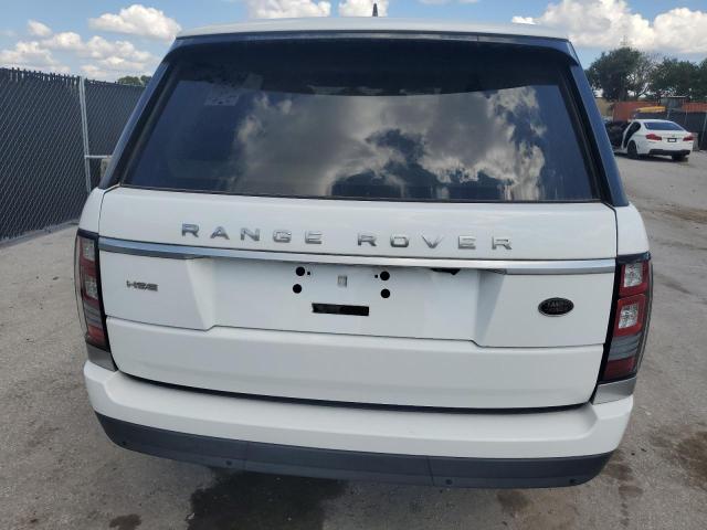 SALGS2VF8GA250584 - 2016 LAND ROVER RANGE ROVE HSE WHITE photo 6