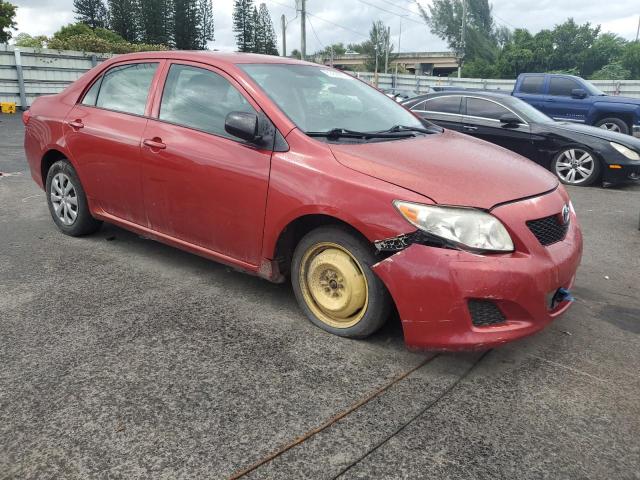 JTDBL40E29J000124 - 2009 TOYOTA COROLLA BASE Czerwony zdjęcie 4