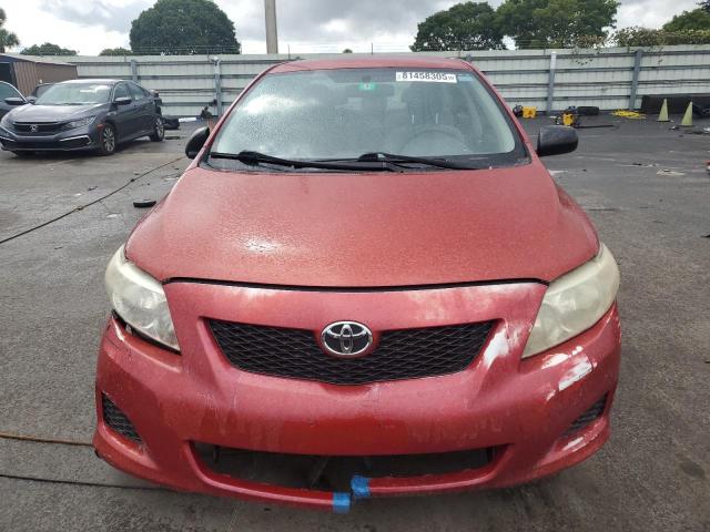 JTDBL40E29J000124 - 2009 TOYOTA COROLLA BASE Czerwony zdjęcie 5