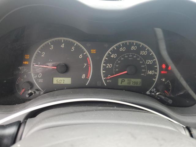 JTDBL40E29J000124 - 2009 TOYOTA COROLLA BASE Czerwony zdjęcie 9