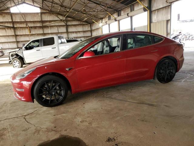 5YJ3E1EAXLF631396 - 2020 TESLA MODEL 3 红色 照片 2