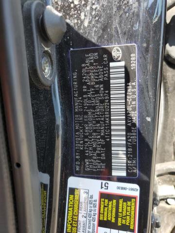 4T1C11AK8RU224974 - 2024 TOYOTA CAMRY LE BLACK photo 13