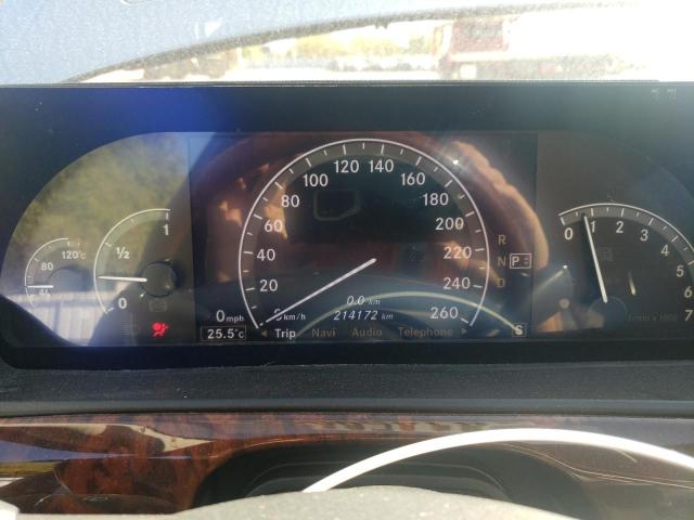 WDDNG86X97A116778 - 2007 MERCEDES-BENZ S 550 4MATIC SILVER photo 9