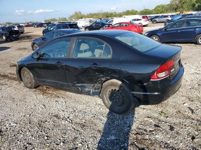 19XFA1F50BE035020 - 2011 HONDA CIVIC LX BLACK photo 2