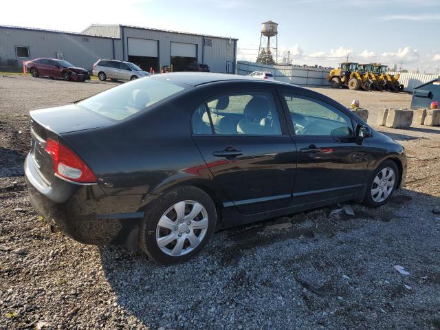 19XFA1F50BE035020 - 2011 HONDA CIVIC LX BLACK photo 3