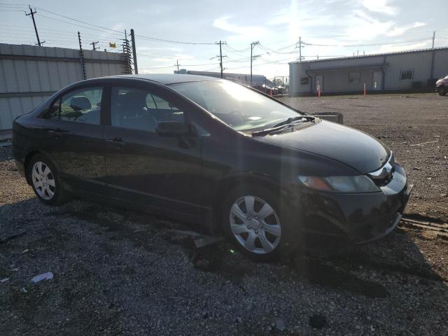 19XFA1F50BE035020 - 2011 HONDA CIVIC LX BLACK photo 4