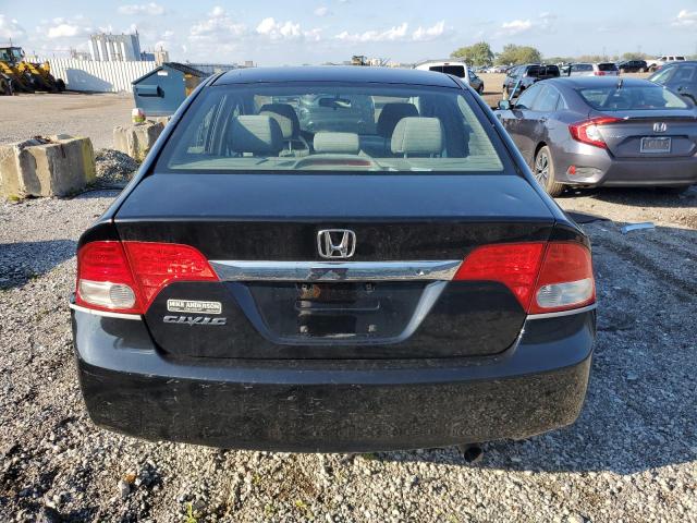 19XFA1F50BE035020 - 2011 HONDA CIVIC LX BLACK photo 6
