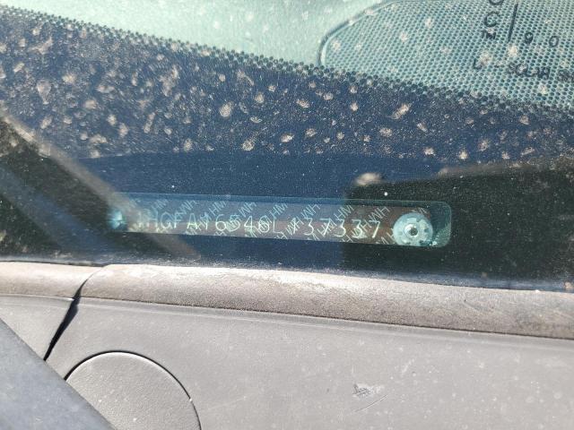 1HGFA16546L137337 - 2006 HONDA CIVIC LX SILVER photo 12