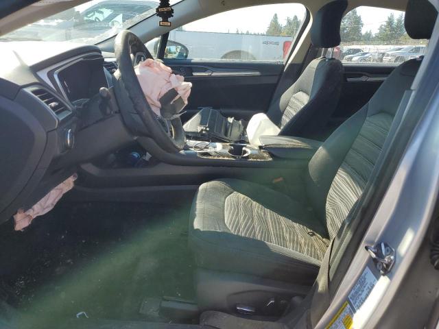 3FA6P0H79GR240641 - 2016 FORD FUSION SE SILVER photo 7