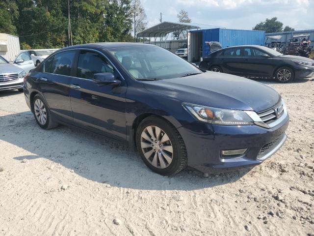 1HGCR2F88DA049914 - 2013 HONDA ACCORD EXL BLUE photo 4