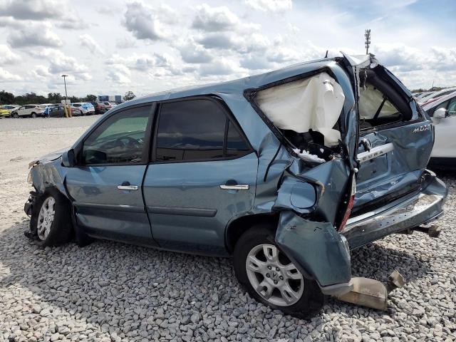 2HNYD18886H531775 - 2006 ACURA MDX TOURING BLUE photo 2