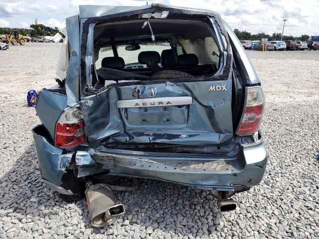 2HNYD18886H531775 - 2006 ACURA MDX TOURING BLUE photo 6
