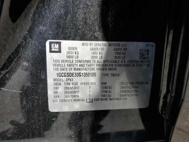 1GCGSDE30G1350185 - 2016 CHEVROLET COLORADO Z71 BLACK photo 24