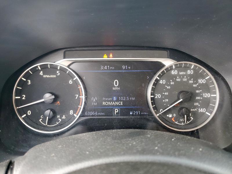 1N4BL4CV0NN394730 - 2022 NISSAN ALTIMA SR ნაცრისფერი ფოტო 9