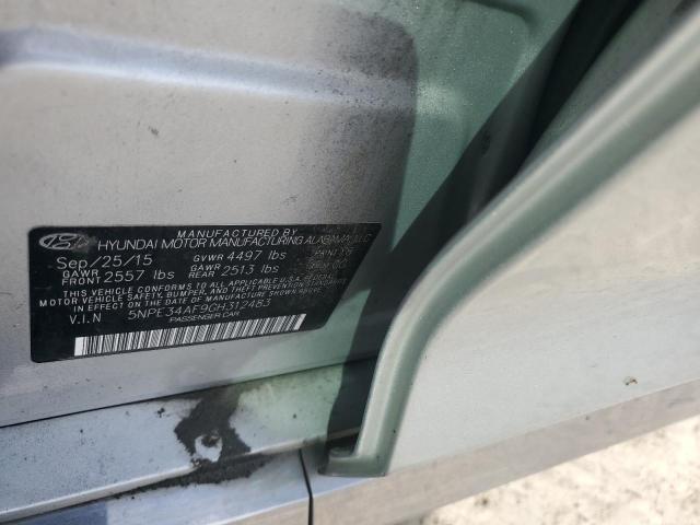 5NPE34AF9GH312483 - 2016 HYUNDAI SONATA SPORT 银色 照片 12