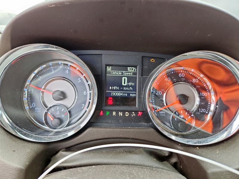 2C4RC1CG4ER461728 - 2014 CHRYSLER TOWN & COU TOURING L BLACK photo 9