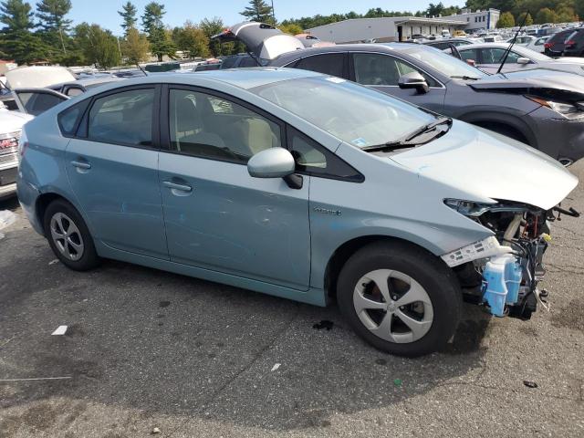 JTDKN3DU8F1889643 - 2015 TOYOTA PRIUS BLUE photo 4